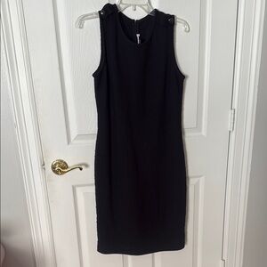 St. John’s sport knit sleeveless dress black size 10